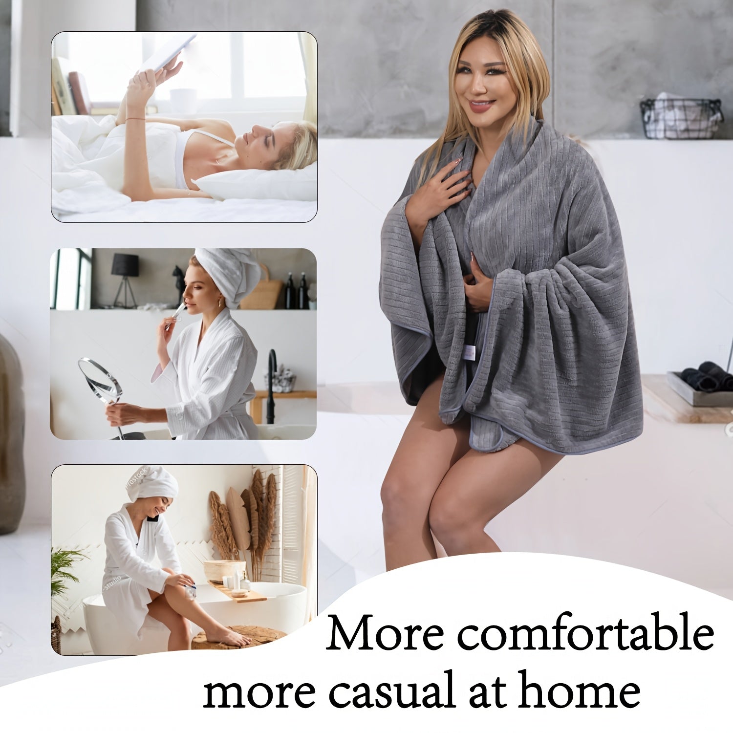 16pcs Oversized Bath Towel Set-4 Extra Large Bath Towel Sheets, 4 Hand Towels, 8 Washcloths Soft Highly Absorbent Quick  Shower Towels for Bathroom, Gym, Hotel & Spa, 100% Microfiber