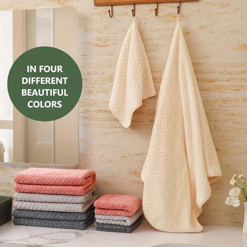 6pcs Luxury Towel Set, 3 Large Bath Towels (31.5\