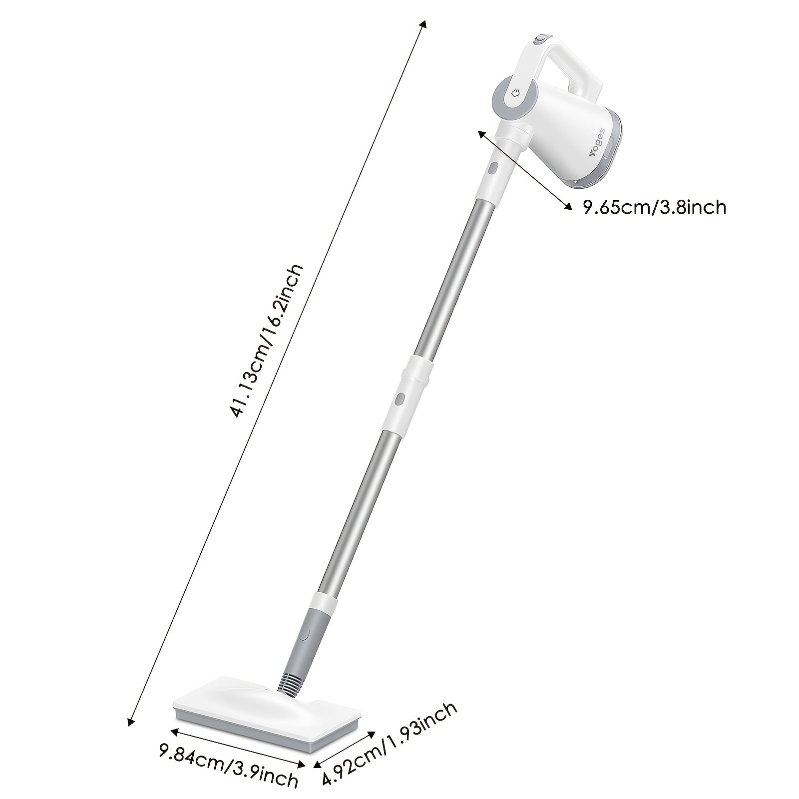 Steam Mop, Steam Cleaner, with Detachable Handheld Carpet Cleanerfor Home And Floor Cleaning, Dampfreiniger, 10-in-1 Multi-purpose Attachments & 2 Pads, Steam Cleaners for Home Use, Powerful Sofa Steamer, Tiles, Grout, Windows, Kitchen, Bath