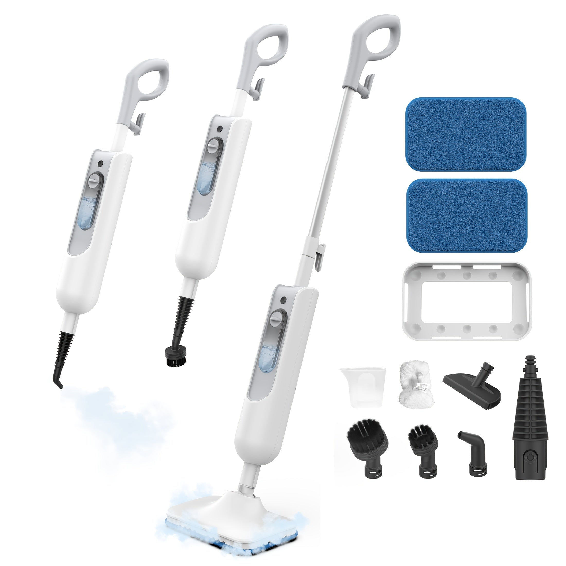 INSE 10-in-1 Multi-Function Steam Mop, A Powerful Steam Cleaner That Heats Up In 15 Seconds And Uses 100°C High-temperature Steam to Kill Germs And Dissolve Grease And Grime. Ideal for Use On Floors, In Kitchens, And In A Variety Of Other Settings.